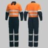 Custom Lightweight Two-Tone Hi-Vis Utility Coveralls Custom Lightweight Two-Tone Hi-Vis Utility Coveralls - additional same-model product view