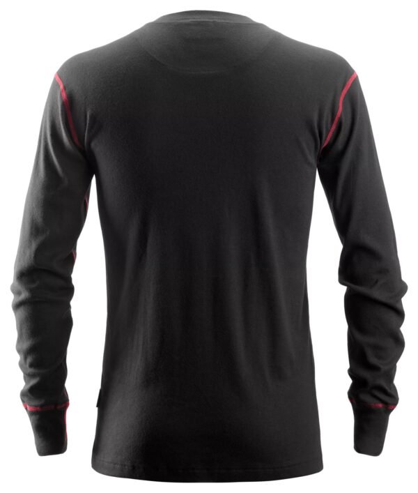 Custom Long-Sleeve Crew-Neck Work Shirt Custom Long-Sleeve Crew-Neck Work Shirt — reference garment view 2