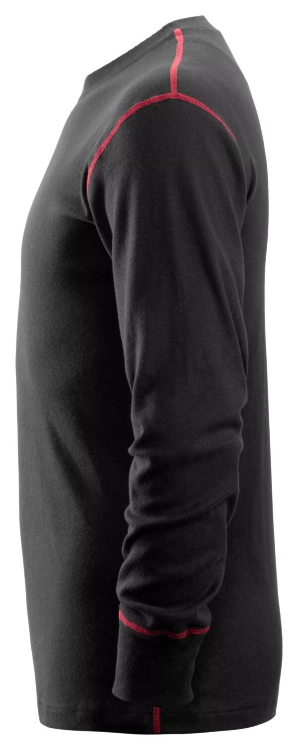 Custom Long-Sleeve Crew-Neck Work Shirt Custom Long-Sleeve Crew-Neck Work Shirt — reference garment view 3