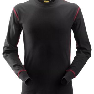 Custom Long-Sleeve Crew-Neck Work Shirt — garment development reference