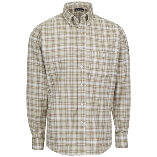 Custom Long-Sleeve Plaid Button-Down Work Shirt Custom Long-Sleeve Plaid Button-Down Work Shirt — garment development reference