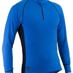 Custom Long-Sleeve Zip-Neck Mobility Work Polo — garment development reference