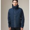 Custom Matte Packaway-Hood Business Commuter Jacket Custom Matte Packaway-Hood Business Commuter Jacket — reference garment view 6