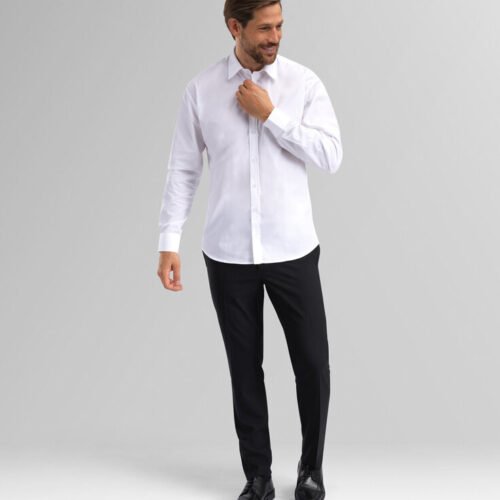 Custom Men’s Long-Sleeve Business Uniform Shirt Custom Men’s Long-Sleeve Business Uniform Shirt — garment development reference