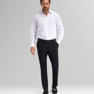 Custom Men’s Regular-Fit Stretch Uniform Trousers — garment development reference