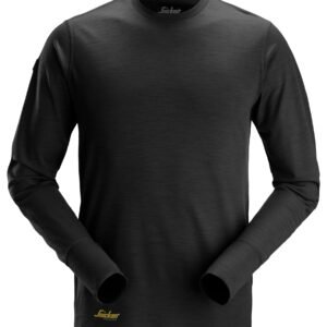 Custom Merino-Blend Long Sleeve Work Tee — garment development reference