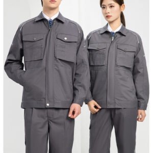 Custom Mesh-Lined Reflective Workwear Jacket and Trouser Set - additional product view