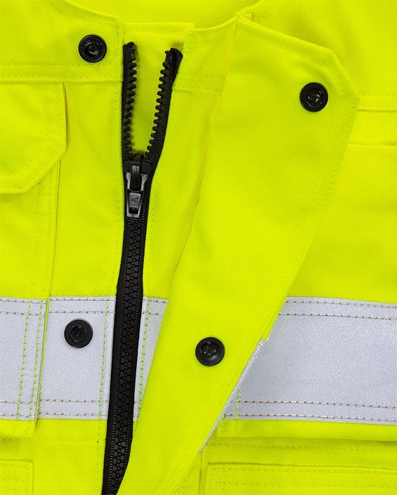 Custom Metal-Free High-Visibility FR Work Waistcoat - additional product view