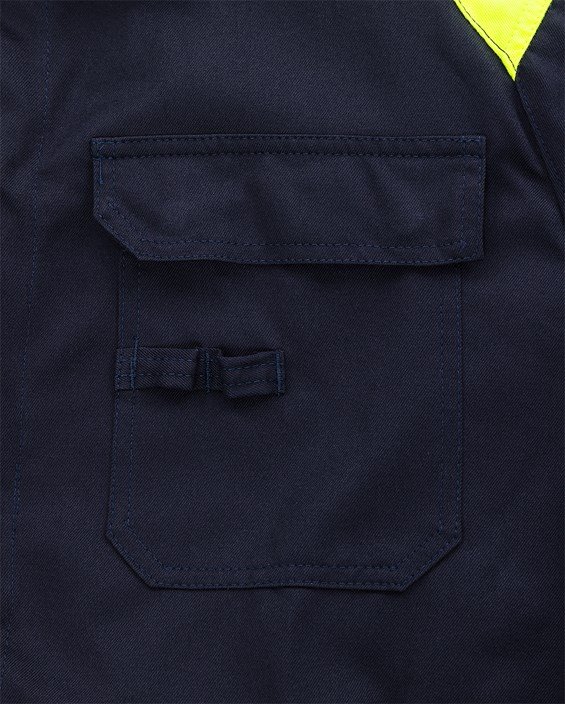 Custom Metal-Free Long-Sleeve Industrial Work Shirt — reference garment view 4