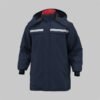 Custom Mid-Length Insulated Hi-Vis Work Jacket Custom Mid-Length Insulated Hi-Vis Work Jacket — garment development reference