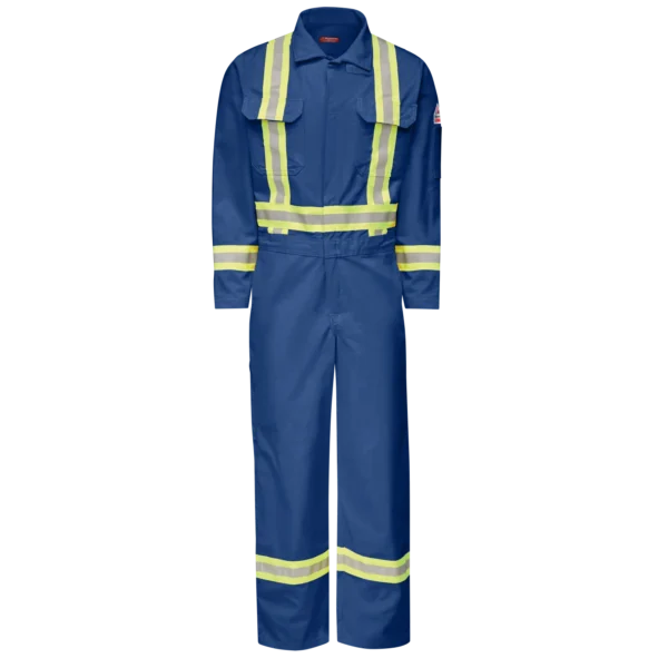 Custom Midweight Reflective-Trim Utility Coverall Custom Midweight Reflective-Trim Utility Coverall — garment development reference