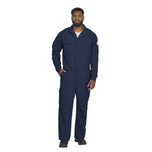 Custom Midweight Utility Coverall with Concealed Two-Way Front — garment development reference