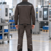 Custom Multi-Pocket Factory Worker Jacket and Trouser Set - complete garment view