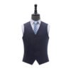 Custom Navy Four-Button Tailored Uniform Vest Custom Navy Four-Button Tailored Uniform Vest — garment development reference