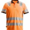 Custom Orange Reflective-Band Short-Sleeve Work Polo Custom Orange Reflective-Band Short-Sleeve Work Polo - main product view