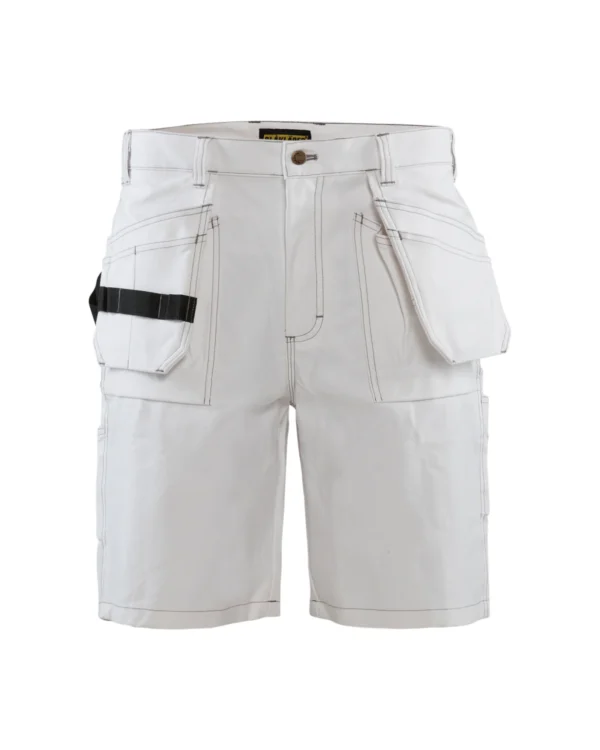Custom Painter Utility Work Shorts with Tuck-Away Tool Pockets Custom Painter Utility Work Shorts with Tuck-Away Tool Pockets — garment development reference
