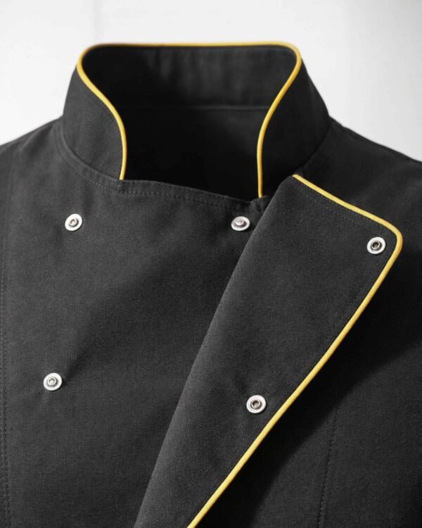 Custom Patterned Long-Sleeve Chef Jacket Custom Patterned Long-Sleeve Chef Jacket - garment detail