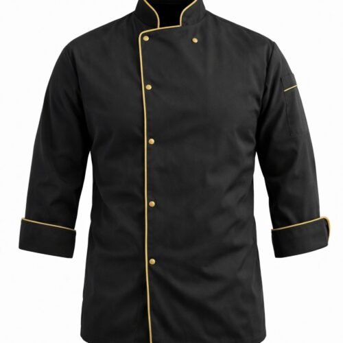 Custom Patterned Long-Sleeve Chef Jacket Custom Patterned Long-Sleeve Chef Jacket - complete garment view