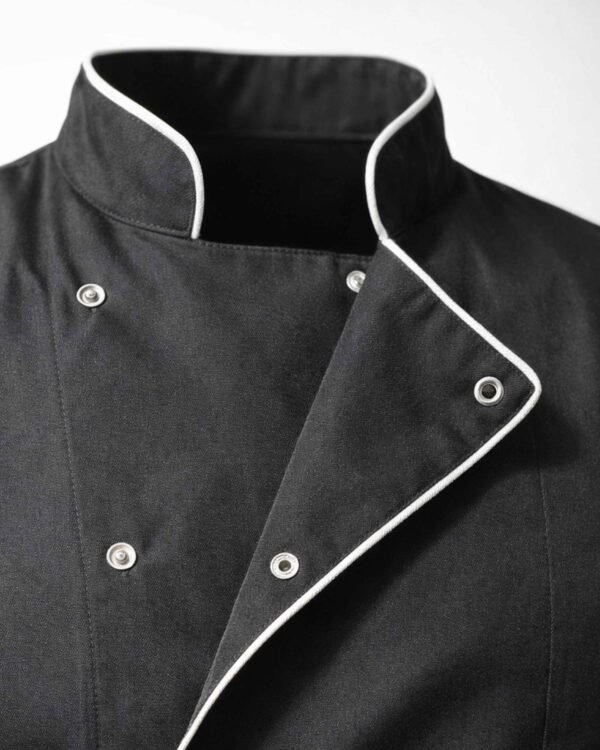 Custom Patterned Long-Sleeve Chef Jacket Custom Patterned Long-Sleeve Chef Jacket - garment detail