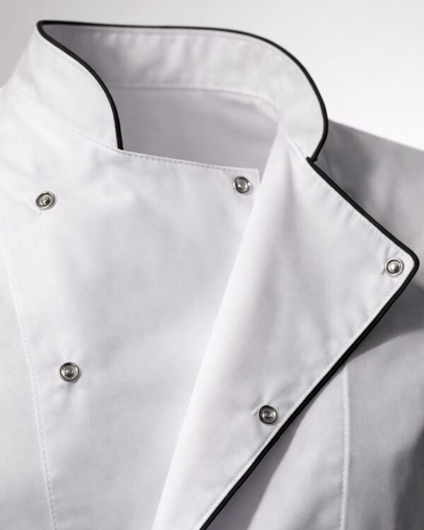 Custom Patterned Long-Sleeve Chef Jacket Custom Patterned Long-Sleeve Chef Jacket - garment detail