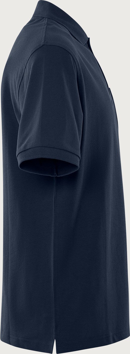 Custom Piqué Work Polo with Chest Pocket and Side Vents - additional product view