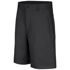 Custom Plain-Front Service Twill Work Shorts — garment development reference