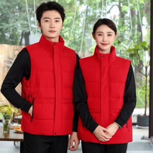Padded Vest — HT045-648 Down‑cotton vest garment reference