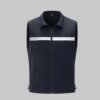 Custom Reflective Utility Vest with Zip Pockets Custom Reflective Utility Vest with Zip Pockets — reference garment view 2