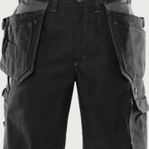 Custom Reinforced Holster-Pocket Craftsman Work Shorts — garment development reference