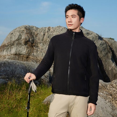 Custom Reversible Pile-Fleece Full-Zip Jacket for Cold-Store Teams — garment development reference