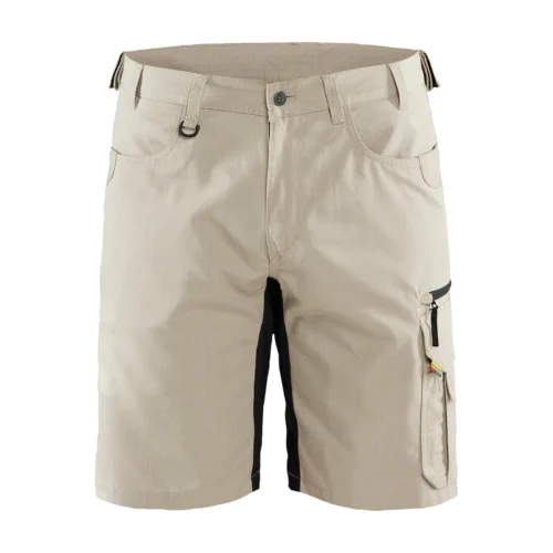 Custom Ripstop-Style Utility Work Shorts with Configurable Tool Pockets — garment development reference