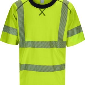 Custom Segmented-Trim Raglan Work T-Shirt — garment development reference