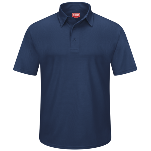Custom Short-Sleeve Performance Knit Work Polo with Sleeve Utility Custom Short-Sleeve Performance Knit Work Polo with Sleeve Utility — garment development reference