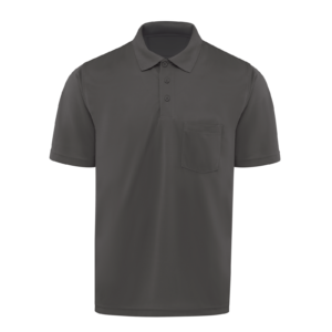 Custom Short-Sleeve Pocket Work Polo — garment development reference