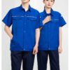 Custom Short-Sleeve Snap-Front Moisture-Management Work Shirt — reference garment view 3