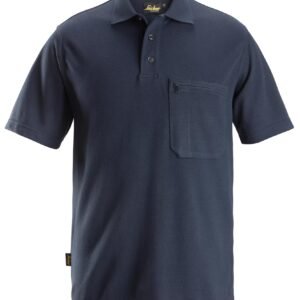 Custom Short-Sleeve Utility Pocket Work Polo — garment development reference