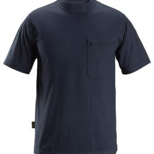 Custom Short-Sleeve Workwear T-Shirt with Chest Pocket — garment development reference