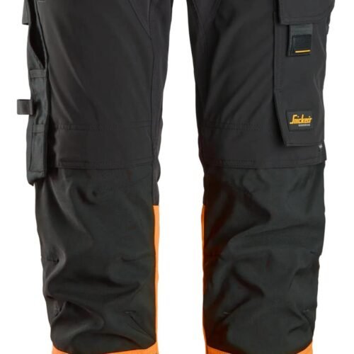 Custom Slim-Fit High-Visibility Stretch Holster Trousers — garment development reference