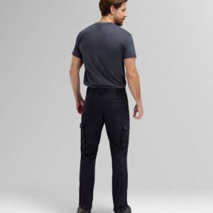 Slim Fit Work Pants — Action Trousers stretch slim garment reference