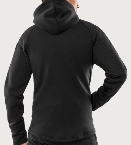 Custom Smooth-Face Stretch Fleece Work Hoodie Custom Smooth-Face Stretch Fleece Work Hoodie — garment development reference