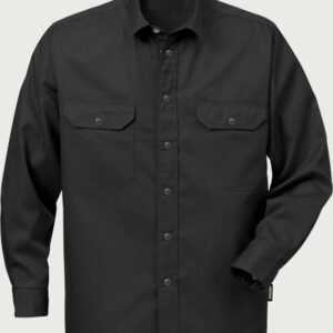 Custom Snap-Front Cotton Work Shirt with Coordinated Uniform Colourways — garment development reference
