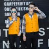 Custom Snap-Front Mesh Team Work Vest Custom Snap-Front Mesh Team Work Vest - complete garment view