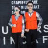Custom Snap-Front Mesh Team Work Vest Custom Snap-Front Mesh Team Work Vest - complete garment view
