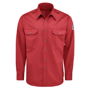 Custom Snap-Front Utility Work Shirt with Gusseted Mobility — garment development reference