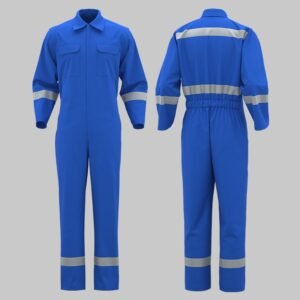 Custom Spring-Autumn High Visibility Coverall with Elastic Back Waist - additional same-model product view