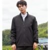 Custom Spring/Autumn Hooded Pongee Work Jacket — reference garment view 2
