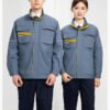Custom Spring-Autumn Reflective Workwear Set with Bound Seams — reference garment view 2