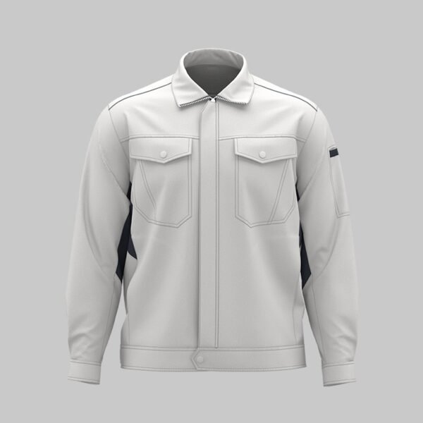 Custom Stand-Collar Construction Work Jacket Custom Stand-Collar Construction Work Jacket - additional same-model product view