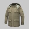 Custom Stand-Collar Detachable-Liner Winter Work Jacket — garment development reference