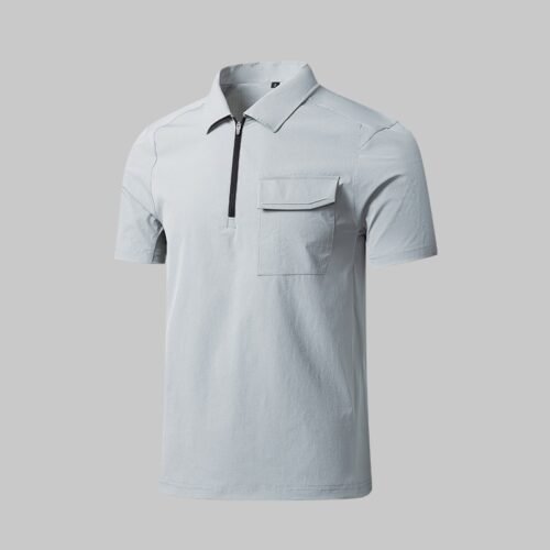 Custom Stretch Color-Block Work Polo with Secure Chest Pocket Custom Stretch Color-Block Work Polo with Secure Chest Pocket - additional same-model product view